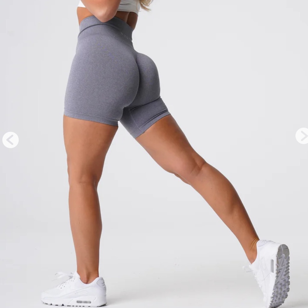 NVGTN Grey Pro Shorts Athletic Shorts High-Waisted Performance spandex size XS